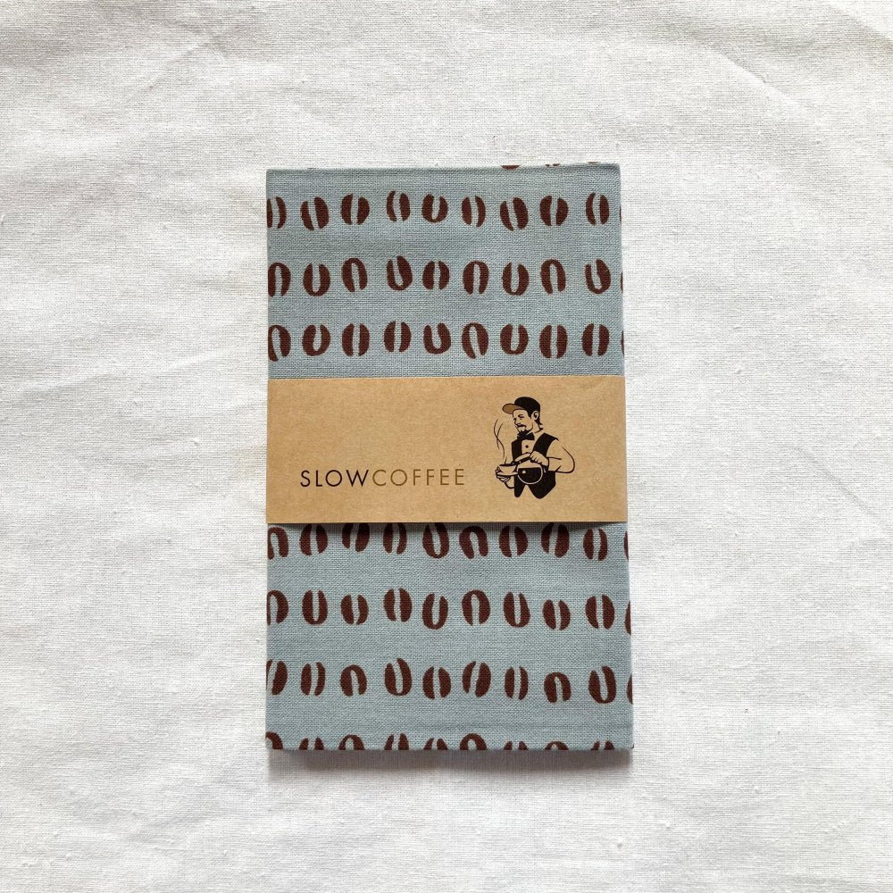 【送料無料メール便】SlowCoffee×かまわぬ 「スカイブルー」手ぬぐい