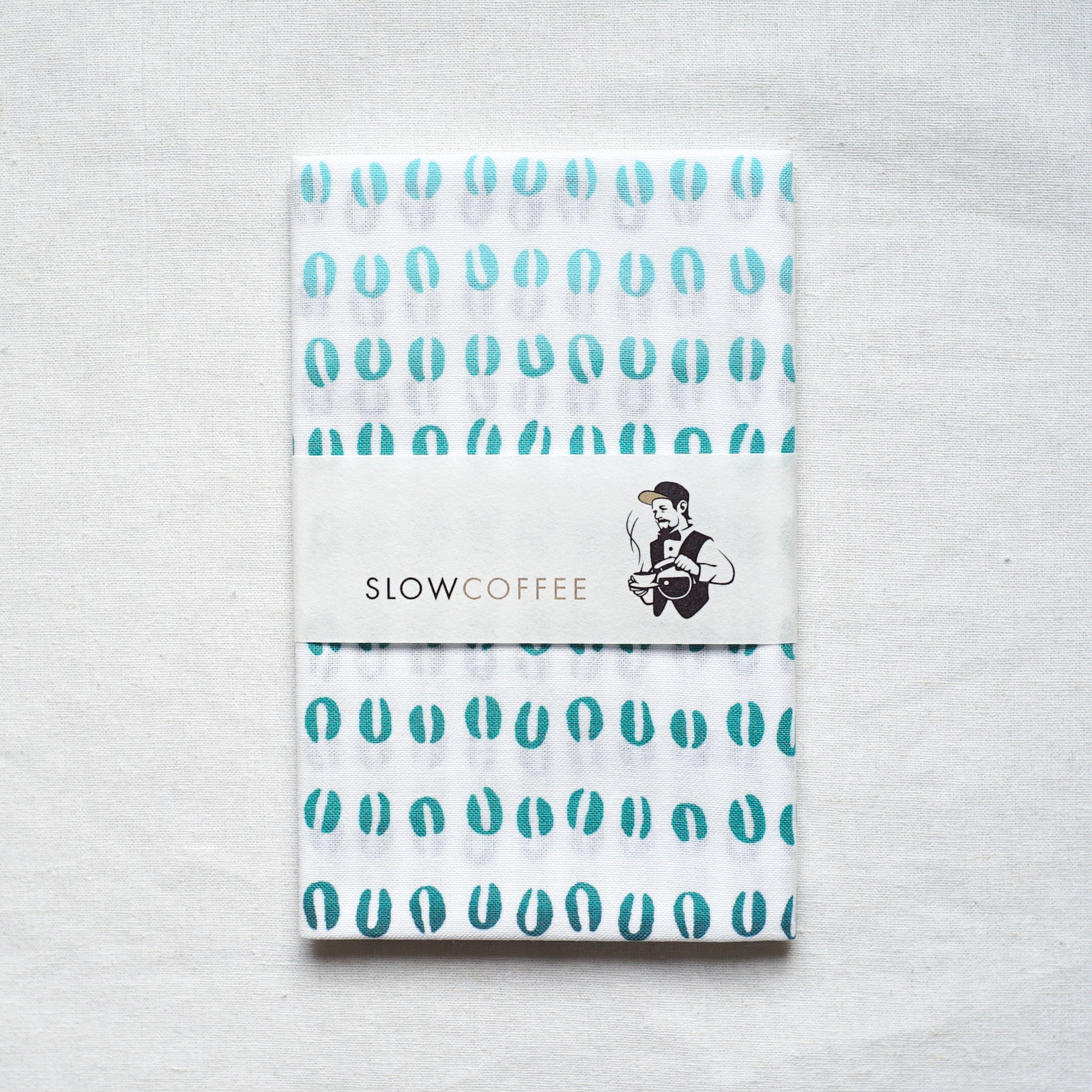 SlowCoffee×かまわぬ 「清流グラデーション」手ぬぐい