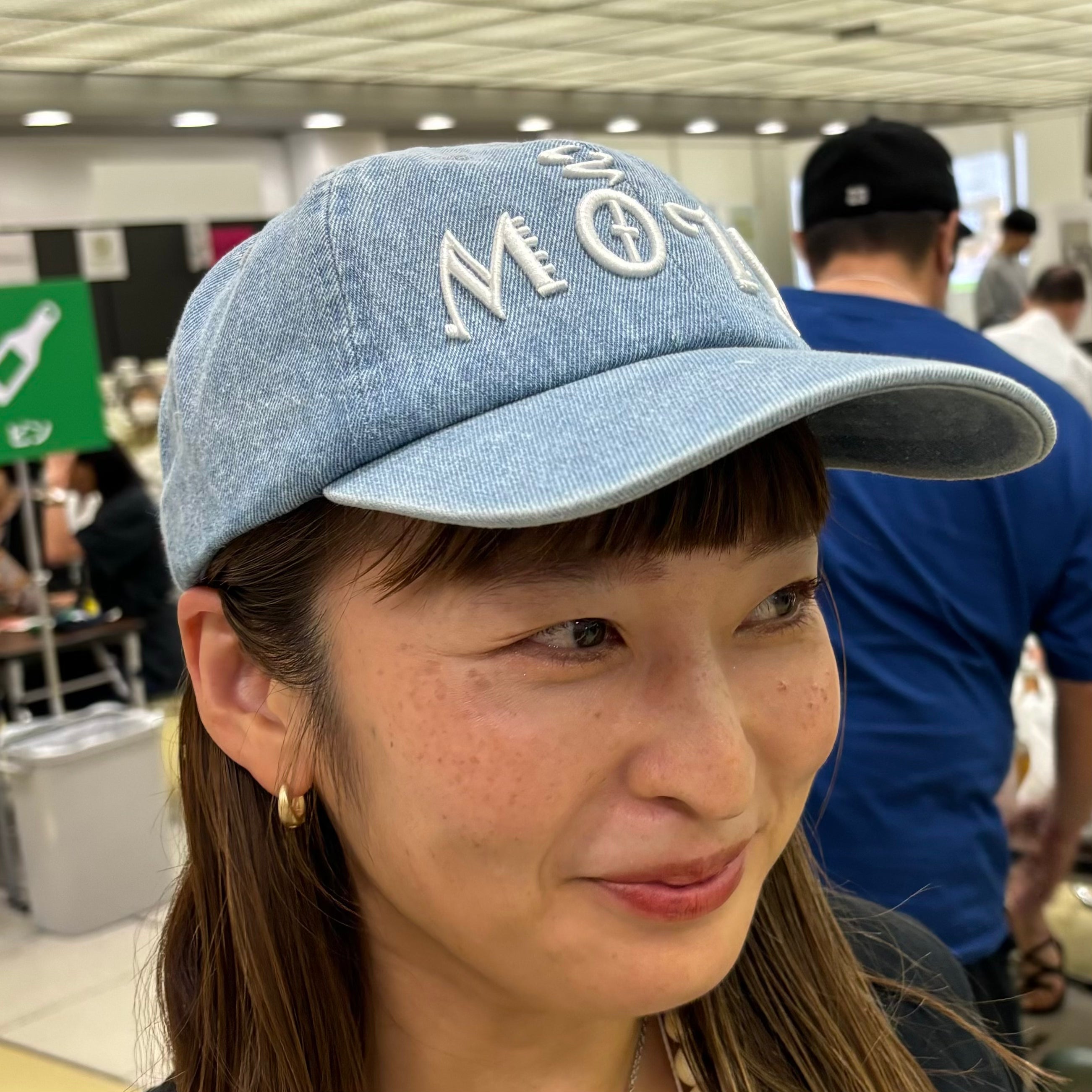 24thCAP<br>denim・white<br>逆さSLOW<br>Baseball Low Cap -denim-