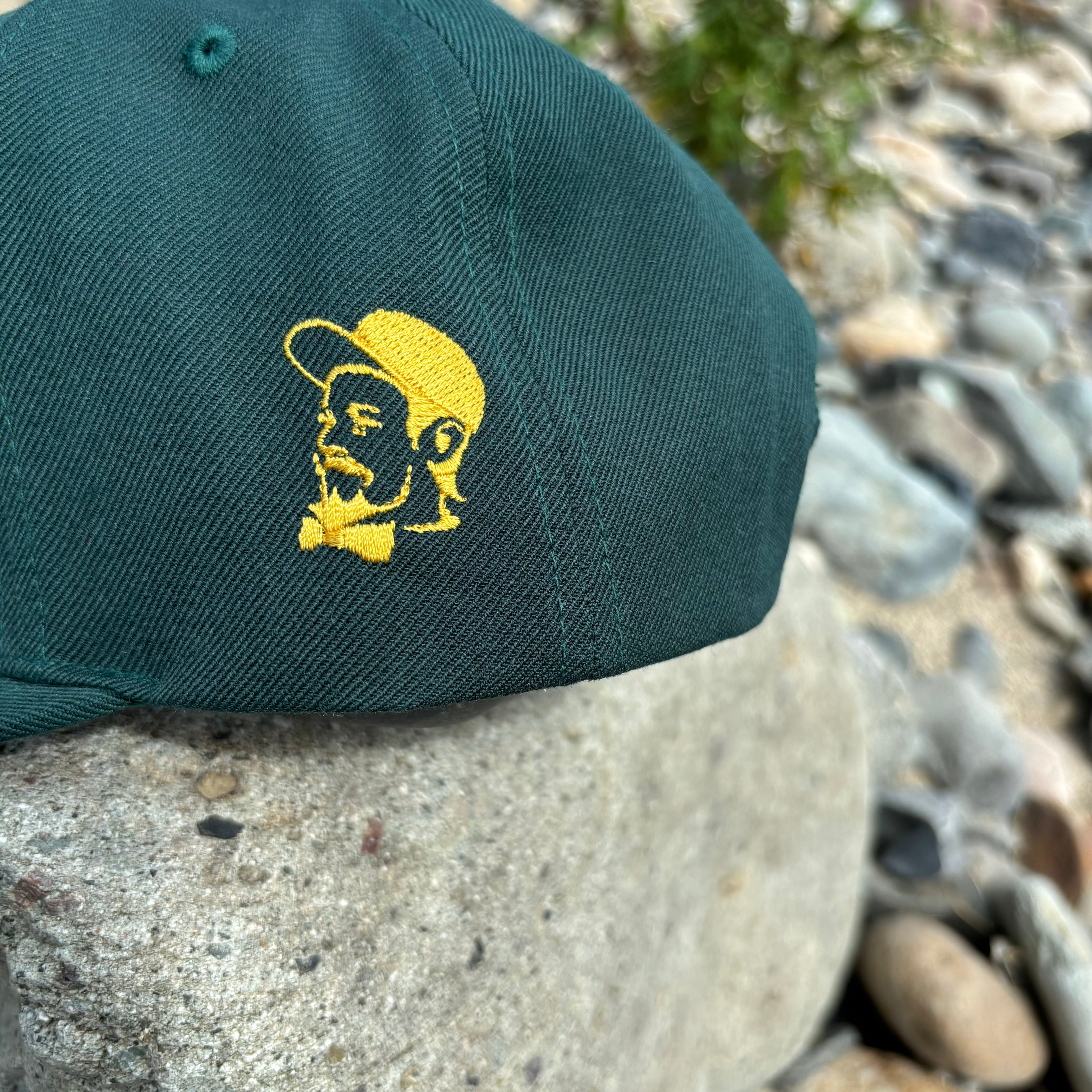 24thCAP<br>Spruce(ダークグリーン)・ゴールド<br>逆さCOFFEE