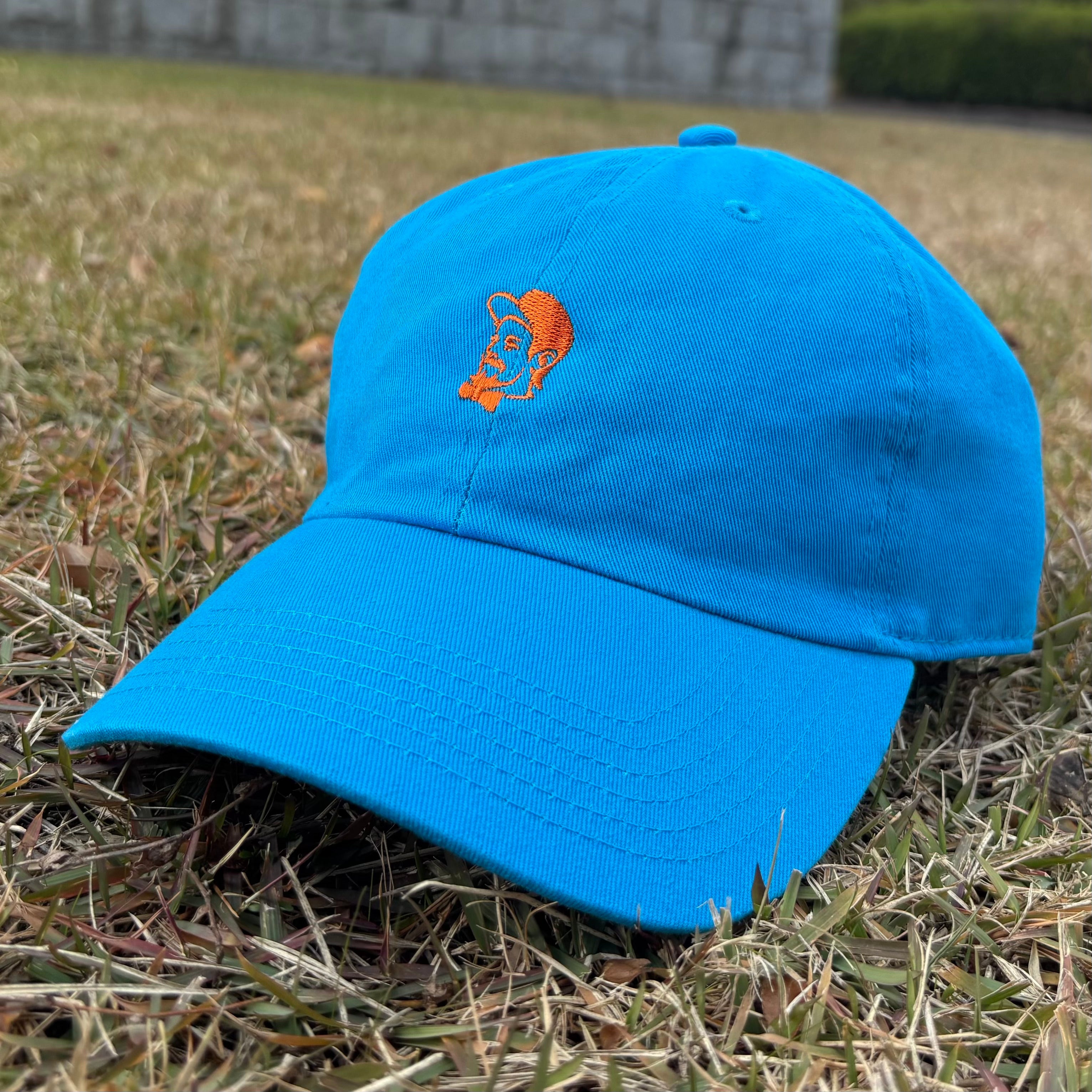 25thCAP<br>TurquoiseターコイズのボディにOrangeオレンジ<br>スローオヤジ<br>Baseball Low Cap