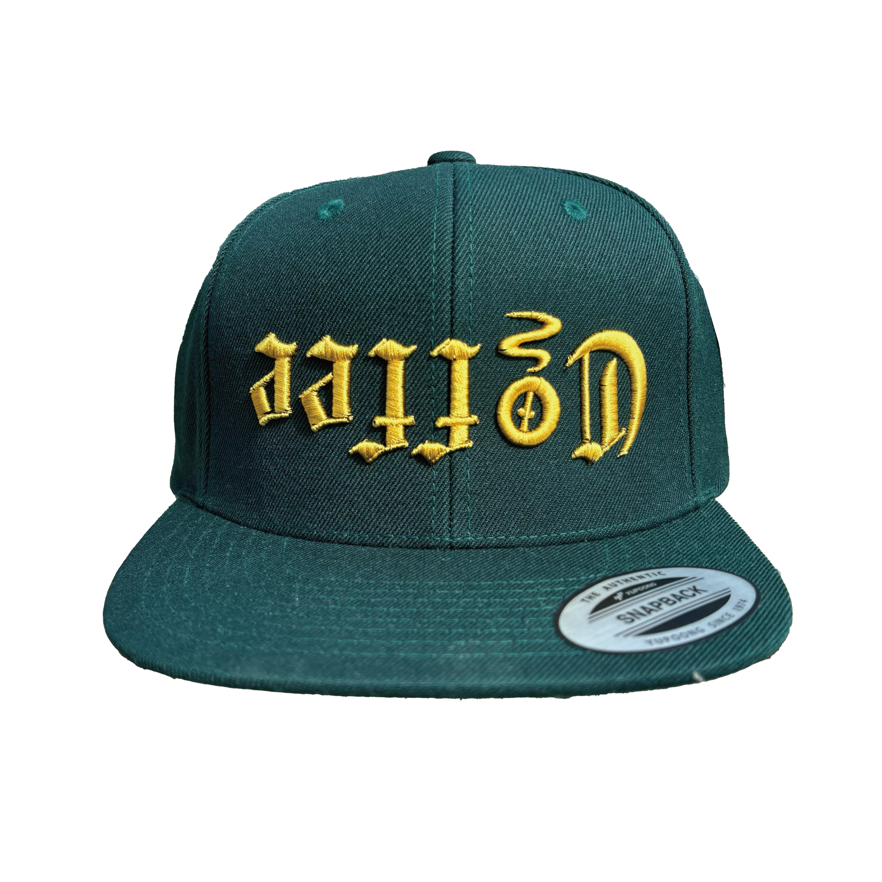 24thCAP<br>Spruce(ダークグリーン)・ゴールド<br>逆さCOFFEE