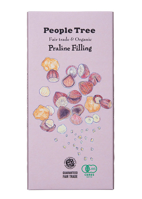 People Treeの 板チョコ・オーガニック プラリネ フィリング【冬季限定】