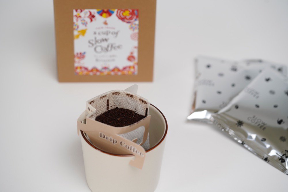 【送料無料メール便】a cup of SlowCoffee ちょっとすごい深煎りEcuador(お試し4個セット)