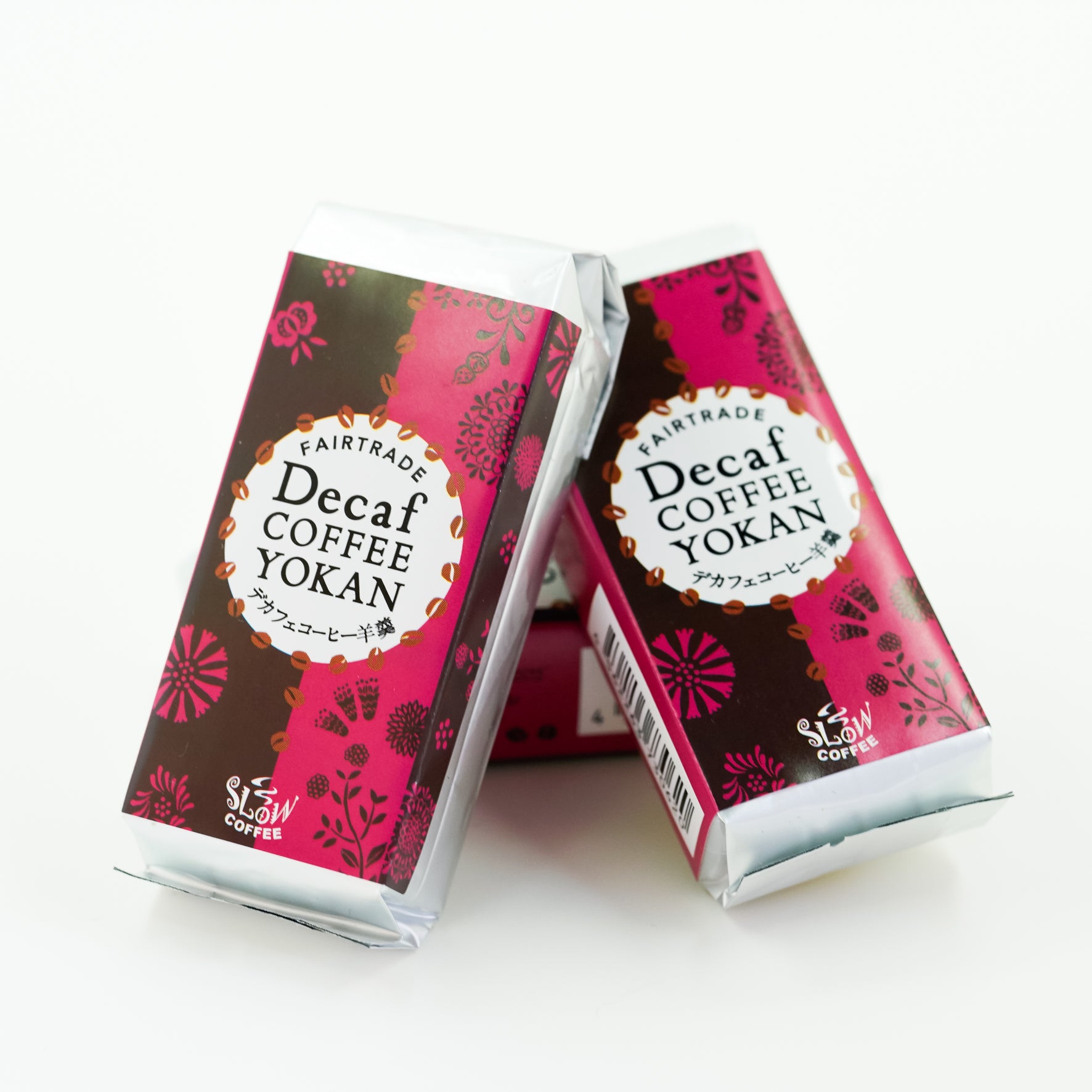 デカフェコーヒー羊羹の商品パッケージ