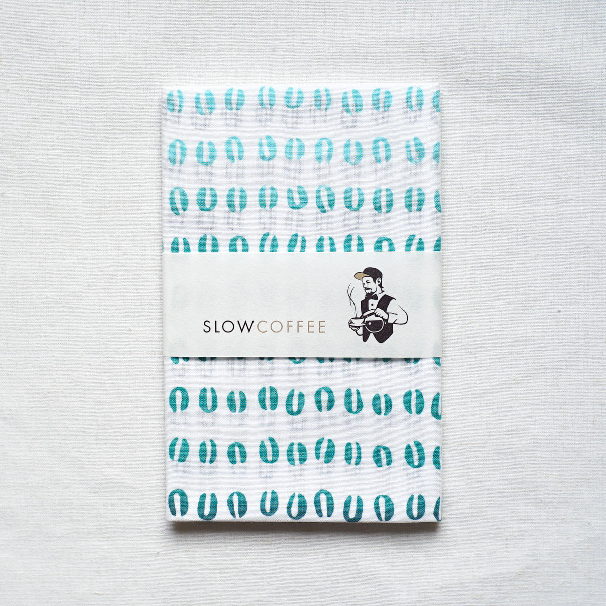 SlowCoffee×かまわぬ 「清流グラデーション」手ぬぐい