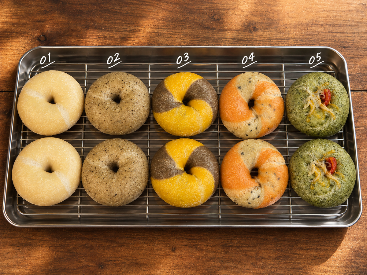 【10/31・11/1出荷】SLOW BAGEL 5種食べ比べセット｜10個入り（各2個）・冷凍便