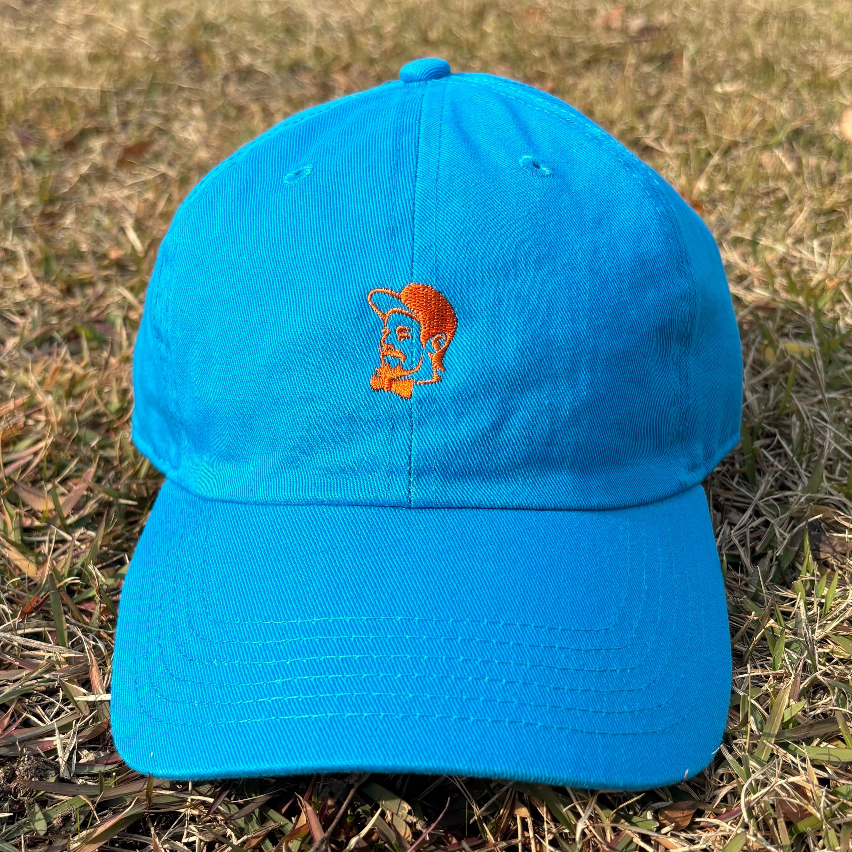 25thCAP<br>TurquoiseターコイズのボディにOrangeオレンジ<br>スローオヤジ<br>Baseball Low Cap