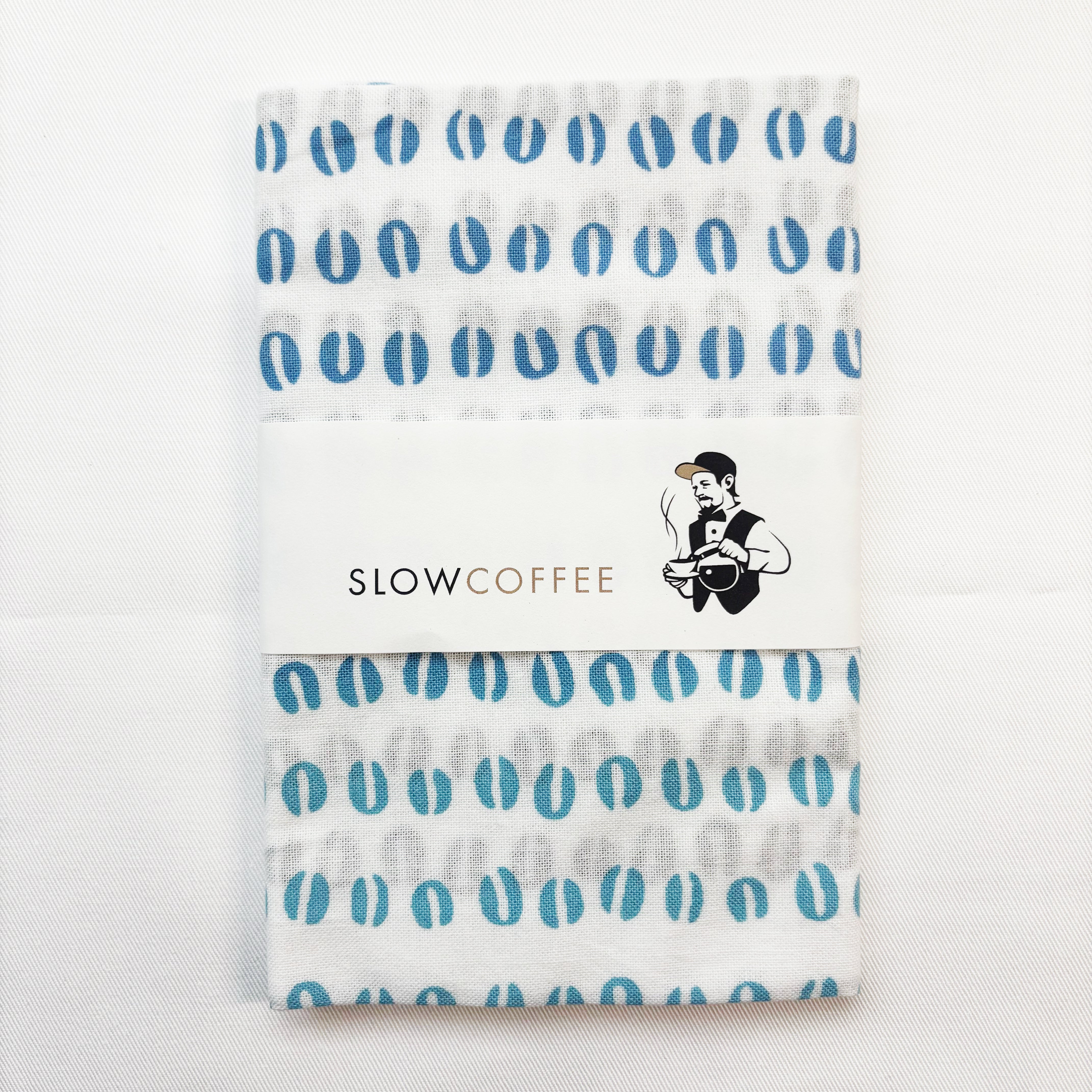 SlowCoffee×かまわぬコラボ「清流グラデーション2025」手ぬぐい